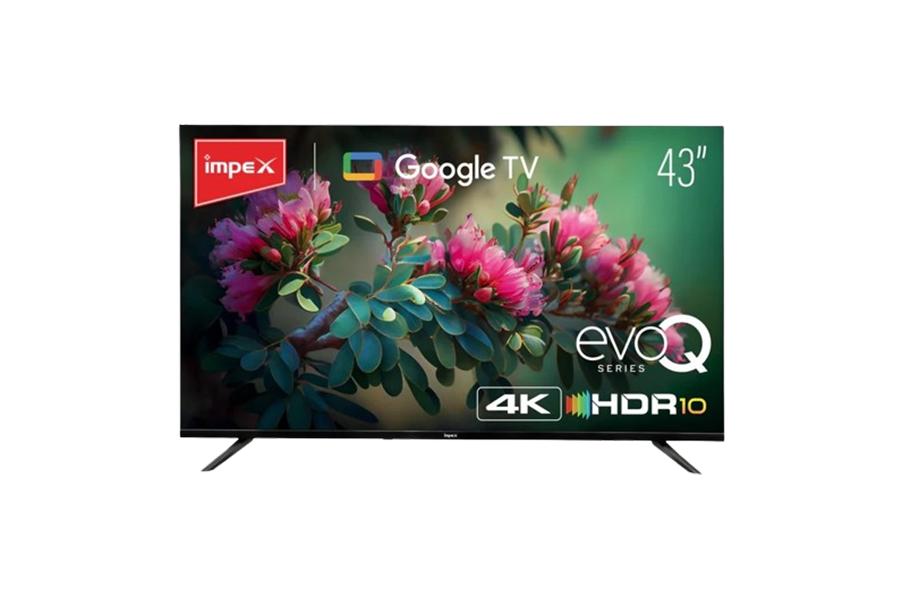Impex 43 inch 4k UHD Google LED TV with 4 Year Warranty (EVOQ 43S4RLD2