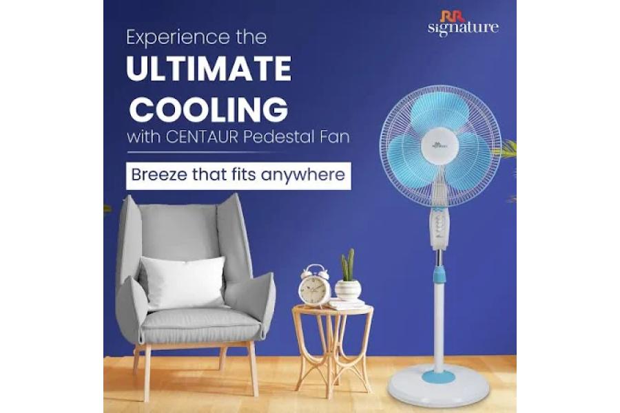 RR Signature Centaur 400 MM Pedestal Fan For Home