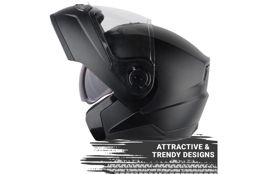 Steelbird SBA-7 7Wings ISI Certified Flip-Up 