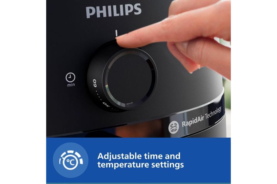  PHILIPS Air Fryer NA120/00, uses up to 90% less fat, 1500W, 4.2 Liter