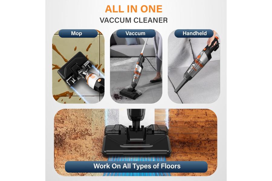  SEZNIK Vacuum Cleaner for Home Use Wet and Dry | Floor Mopping & Wet 