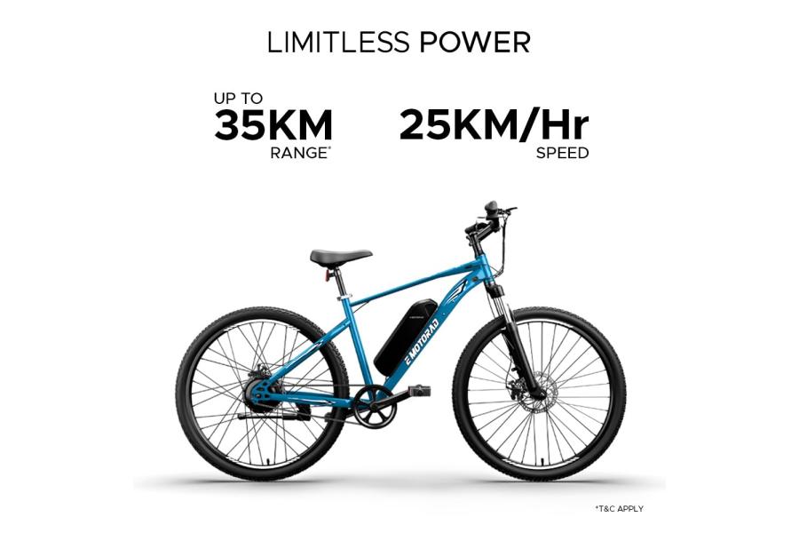 E MOTORAD - RIDE THE ELECTRIC REVOLUTION Unisex X1 Mountain Electric