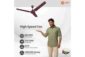 Bajaj 1200 (48 Inch) Ceiling Fan with 100% Copper Motor and Alluminium