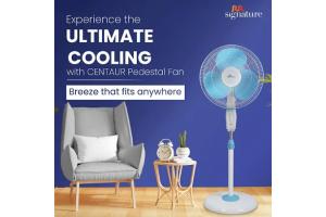 RR Signature Centaur 400 MM Pedestal Fan For Home