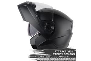 Steelbird SBA-7 7Wings ISI Certified Flip-Up 