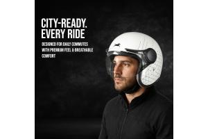 TVS Cruisetown Open Face Helmet   Half Face Helmet for Riders 