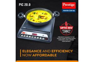 Prestige PIC 20 1600 Watts Induction Cooktop | 4KV Surge Protection | 