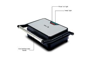 iBELL SM1515 Sandwich Maker with Floating Hinges