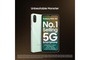  Samsung Galaxy M06 5G Mobile (Sage Green, 4GB RAM, 128GB Storage) 
