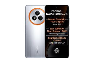 realme NARZO 80 Pro 5G (Speed Silver,12GB+256GB) 