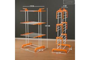 Happer Premium Clothes Stand for Drying with Wheels 